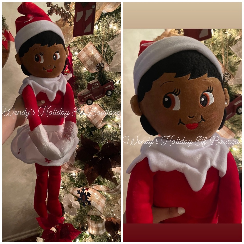 Adorable Elf On The Shelf Plush Girl (BIGGEST ONE)